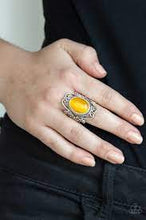 Load image into Gallery viewer, Be Adored Jewelry Fairytale Flair Yellow Paparazzi Ring 