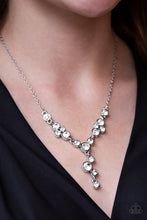 Load image into Gallery viewer, Five-Star Starlet - Paparazzi White Necklace - Be Adored Jewelry