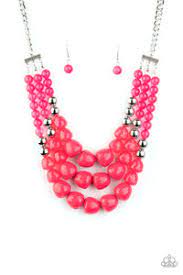 Be Adored Jewelry Forbidden Fruit Pink Paparazzi Necklace