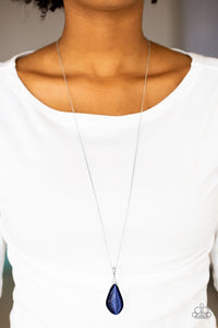 Friends in GLOW Places - Paparazzi Blue Necklace - Be Adored Jewelry
