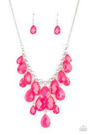 Be Adored Jewelry Front Row Flamboyance Pink Paparazzi Necklace