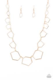 Be Adored Jewelry Full Frame Fashion Gold Paparazzi Necklace
