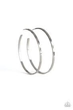 Load image into Gallery viewer, Be Adored Jewelry Full of Radical Silver Paparazzi Hoop Earring