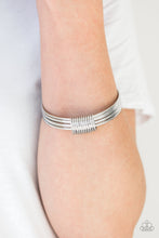 Load image into Gallery viewer, Full Revolution - Paparazzi Silver Bangle Bracelet - Be Adored Jewelry