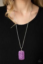 Load image into Gallery viewer, Be Adored Jewelry Fundamentally Funky Purple Paparazzi Necklace 