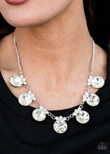 Load image into Gallery viewer, Be Adored Jewelry GLOW-Getter Glamour White Paparazzi Necklace