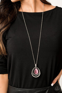 GLOW and Tell - Paparazzi Pink Necklace - Be Adored Jewelry