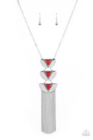 Be Adored Jewelry Gallery Expo Red Paparazzi Necklace