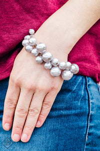 Glam The Expense - Paparazzi Silver Bracelet - Be Adored Jewelry