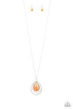 Load image into Gallery viewer, Be Adored Jewelry GLOW and Tell Orange Paparazzi Necklace