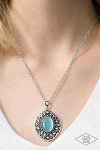 Heart of Glace - Paparazzi Blue Necklace - Be Adored Jewelry