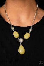 Load image into Gallery viewer, Be Adored Jewelry Heirloom Hideaway Yellow Paparazzi Necklace