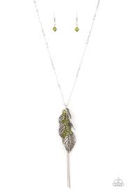 Be Adored Jewelry I Be-LEAF Green Paparazzi Necklace