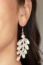 Load image into Gallery viewer, Be Adored Jewelry Ice Garden Gala Gold Paparazzi Earring