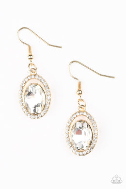 Paparazzi Accessories Imperial SHINE-ness - Gold Earring - Be Adored Jewelry
