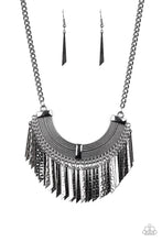 Load image into Gallery viewer, Be Adored Jewelry Impressively Incan Black Paparazzi Necklace 