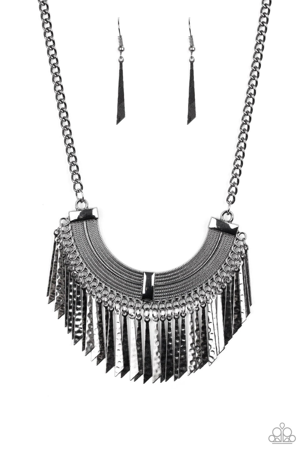 Be Adored Jewelry Impressively Incan Black Paparazzi Necklace 