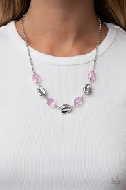 Be Adored Jewelry Inspirational Iridescence Purple Paparazzi Necklace