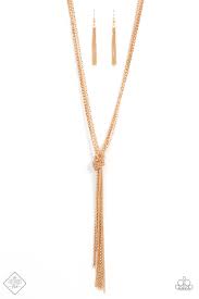 Be Adored Jewelry KNOT All There Gold Paparazzi Necklace