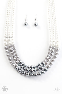 Paparazzi Accessories Lady In Waiting Silver Blockbuster Necklace - Be Adored Jewelry