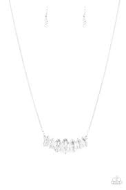 Be Adored Jewelry Leading Lady White Paparazzi Necklace 