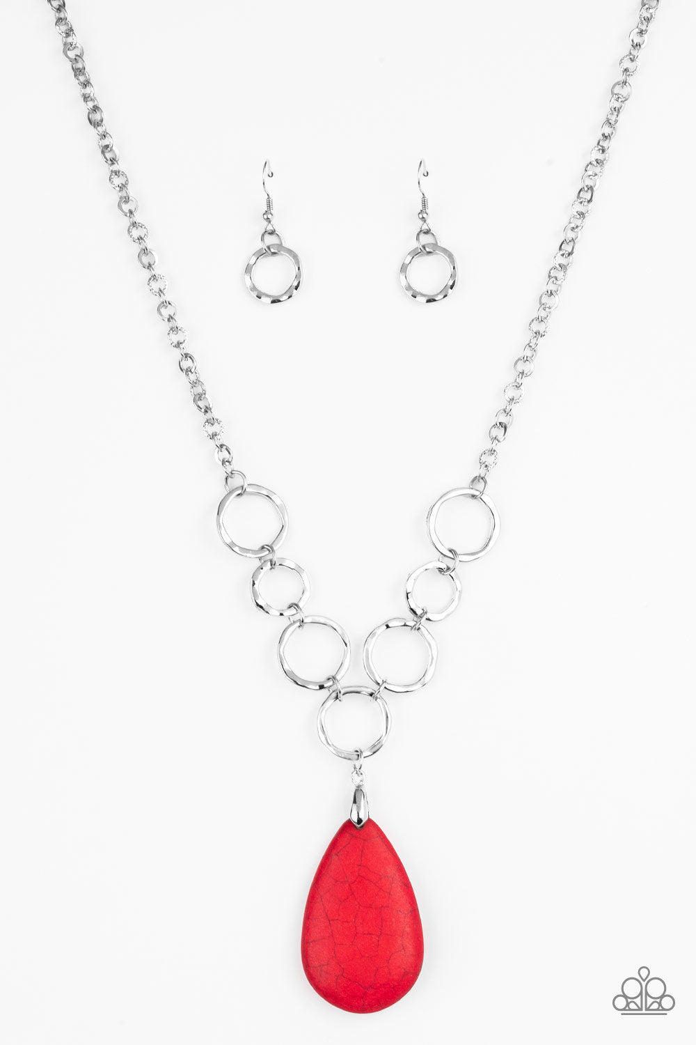 Paparazzi Accessories Livin On A PRAIRIE - Red Necklace - Be Adored Jewelry