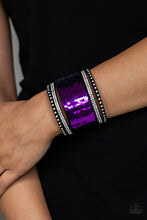 Load image into Gallery viewer, Paparazzi Accessories MERMAIDS Have More Fun - Purple Bracelet - Be Adored Jewelry
