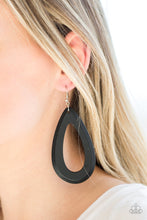 Load image into Gallery viewer, Paparazzi Accessories Malibu Mimosas - Black Earring - Be Adored Jewelry