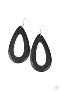 Paparazzi Accessories Malibu Mimosas - Black Earring - Be Adored Jewelry