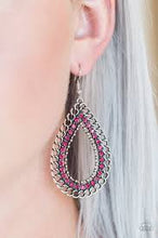 Load image into Gallery viewer, Be Adored Jewelry Mechanical Marvel Pink Paparazzi Earring