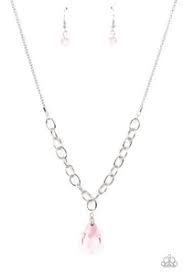 Be Adored Jewelry Mega Modern Pink Paparazzi Necklace