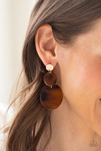 Load image into Gallery viewer, Paparazzi Accessories Miami Mariner - Gold Earring - Be Adored Jewelry