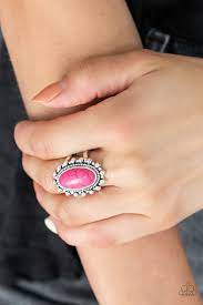 Be Adored Jewelry Mineral Movement Pink Paparazzi Ring