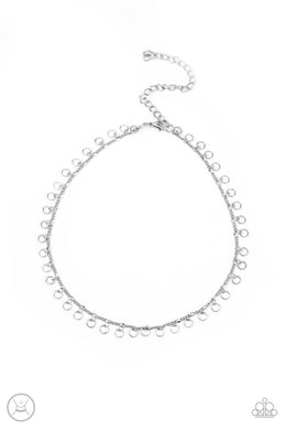 Be Adored Jewelry Minimalist Magic - Silver Paparazzi Choker Necklace