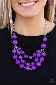 Be Adored Jewelry Miss Pop-YOU-larity Purple Paparazzi Necklace