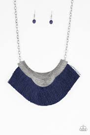 Be Adored Jewelry My PHARAOH Lady Blue Paparazzi Necklace 