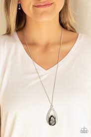 Be Adored Jewelry Notorious Noble Silver Paparazzi Necklace