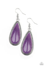 Load image into Gallery viewer, Be Adored Jewelry Oasis Sheen Purple Paparazzi Earring