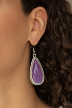 Load image into Gallery viewer, Be Adored Jewelry Oasis Sheen Purple Paparazzi Earring