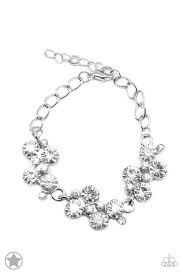Be Adored Jewelry Old Hollywood - White Paparazzi Bracelet