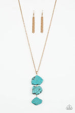 Load image into Gallery viewer, Be Adored Jewelry On The ROAM Again Gold Paparazzi Necklace