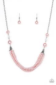 Be Adored Jewelry One-Woman Show Pink Paparazzi Necklace