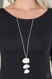 Be Adored Jewelry On The ROAM Again White Paparazzi Necklace