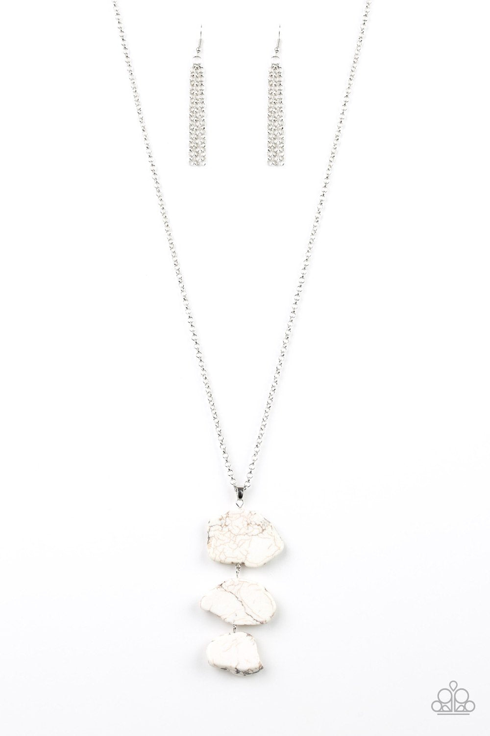 Be Adored Jewelry On The ROAM Again White Paparazzi Necklace