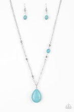 Load image into Gallery viewer, Be Adored Jewelry Peaceful Prairies Blue Paparazzi Necklace