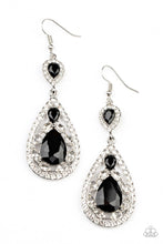 Load image into Gallery viewer, Be Adored Jewelry Posh Pageantry Black Paparazzi Earring