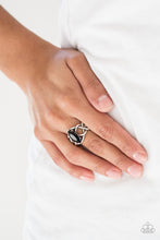 Load image into Gallery viewer, Paparazzi Accessories Princess Prima Donna - Black Ring - Be Adored Jewelry