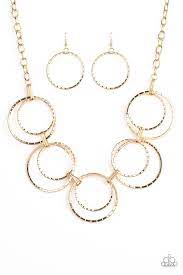 Be Adored Jewelry Radiant Revolution Gold Paparazzi Necklace