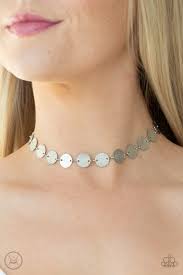Be Adored Jewelry Reflection Detection Silver Paparazzi Choker