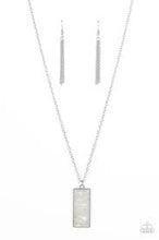 Load image into Gallery viewer, Be Adored Jewelry Retro Rock Collection White Paparazzi Necklace 